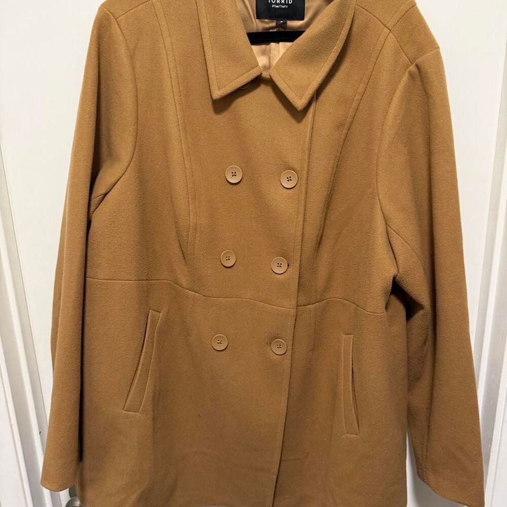 Torrid Women's Tan and Brown Coat